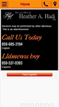 Mobile Screenshot of heatherhadilaw.com